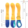 INTENSE - VIBRADOR DE PUNTO G DE PELO AMARILLO