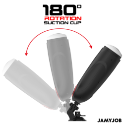 JAMYJOB - MASTURBADOR VAGINAL AUTOMÁTICO POR GRAVEDAD CON 5 MODOS DE EMPUJE Y EFECTOS DE SONIDO