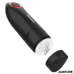 JAMYJOB - MASTURBADOR VAGINAL AUTOMÁTICO POR GRAVEDAD CON 5 MODOS DE EMPUJE Y EFECTOS DE SONIDO