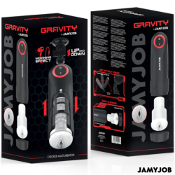 JAMYJOB - MASTURBADOR VAGINAL AUTOMÁTICO POR GRAVEDAD CON 5 MODOS DE EMPUJE Y EFECTOS DE SONIDO