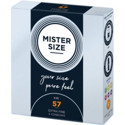 PRESERVATIVO TALLA L 57 MM (3 UNIDADES)