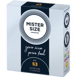 PRESERVATIVO TALLA M - 53 MM (3 UNIDADES)