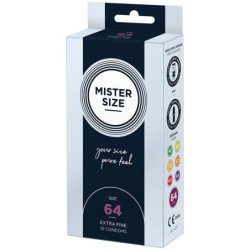 PRESERVATIVOS MISTER SIZE - TALLA XXL 64 MM (10 UNIDADES)