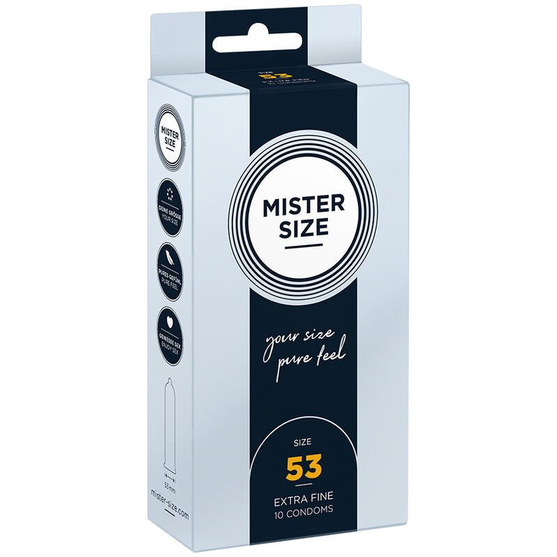 PRESERVATIVO TALLA M - 53 MM (10 UNIDADES)