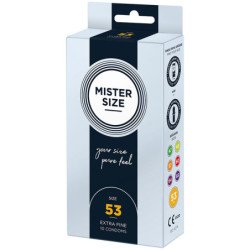 PRESERVATIVO TALLA M - 53 MM (10 UNIDADES)