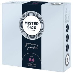 PRESERVATIVOS MISTER SIZE - TALLA XXL 64 MM (36 UNIDADES)