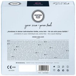 PRESERVATIVOS MISTER SIZE - TALLA XXL 64 MM (36 UNIDADES)