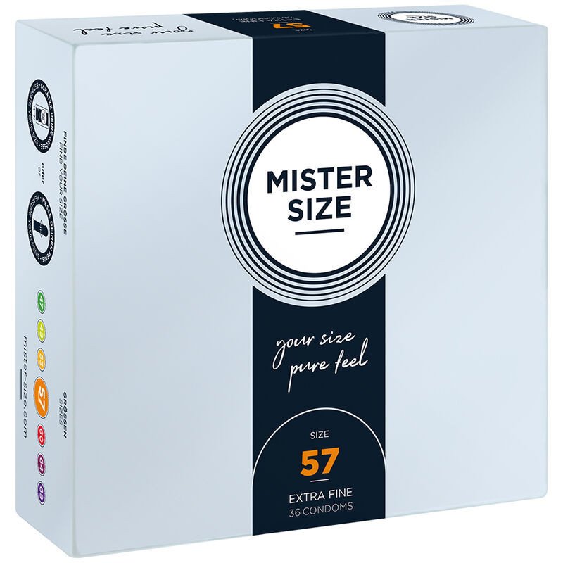 MISTER SIZE - PRESERVATIVO TALLA L 57 MM (36 UNIDADES)