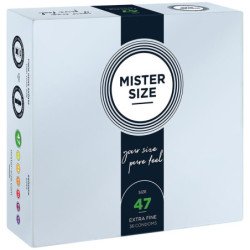 MISTER SIZE - PRESERVATIVOS TALLA XS 47 MM (36 UNIDADES)