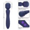 CALEXOTICS - CHARISMA MYSTIQUE MASAJEADOR DOBLE MOTOR 12 FUNCIONES 21,5 CM X 4,5 CM MORADO