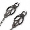 OHMAMA FETISH - Pinzas para pezones japonesas con cadena negra