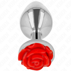 KINK - TAPÓN ANAL ROSA ROJO TALLA L