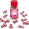 DIABLO PICANTE - 12 CARAMELOS DE AMOR CON FORMA DE PENE, FRESA/CEREZA