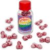 DIABLO PICANTE - 12 CARAMELOS CON FORMA DE PENE CON SABOR A FRESA/CEREZA
