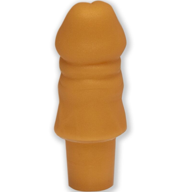 DIABLO PICANTE - TAPÓN CON FORMA DE PENE DORADO