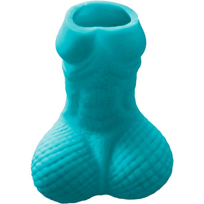 DIABLO PICANTE - VASO DE CHUPITO CON FORMA DE PENE AZUL
