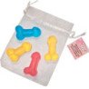DIABLO PICANTE - 4 MINI JABONES PERFUMADOS CON FORMA DE PENE