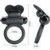 PRETTY LOVE - ANILLO VIBRADOR DEBONAIRE CONEJO 10 VIBRACIONES NEGRO