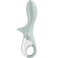 SATISFACTOR - BOMBA DE AIRE BOOTY 3 VIBRADOR ANAL INFLABLE GRIS VERDE