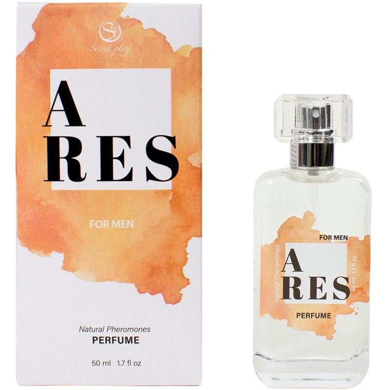SECRETPLAY - ARES PERFUME NATURAL CON FEROMONAS EN SPRAY PARA HOMBRE 50 ML