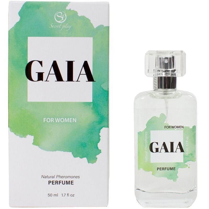 SECRETPLAY - GAIA PERFUME NATURAL CON FEROMONAS EN SPRAY PARA MUJER 50 ML