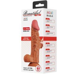 DANCE - BLACK REALITY DILDO 24 CM CARNE