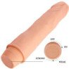 BAILE - VIBRADOR REALISTA ENANO DE 21 CM CARNE