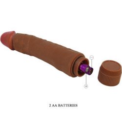 BAILE - VIBRADOR REALISTA DYBBUK 24 CM MULATTO