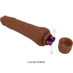 BAILE - VIBRADOR REALISTA DRYAD 25 CM MULATTO