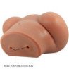 CRAZY BULL - LUNA TRASERO VIBRADOR CON VAGINA Y ANO REALÍSTICO NATURAL CONTROL REMOTO