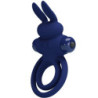 PRETTY LOVE - ANILLO VIBRATORIO DOBLE DARY AZUL CONEJO