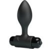 PRETTY LOVE - VIBRA BUTT 10 VIBRACIONES TAPÓN ANAL NEGRO