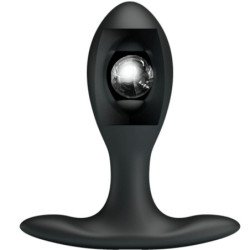PRETTY LOVE - TAPÓN ANAL INFLABLE NEGRO