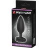 PRETTY LOVE - TAPÓN ANAL VIBRATORIO 2 TAPÓN ANAL 10 VIBRACIONES NEGRO