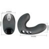 PRETTY LOVE - VIBRADOR DE DEDO CAMELIA 7 VIBRACIONES NEGRO