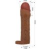 PRETTY LOVE - FUNDA PARA PENE HANI CON EXTENSIÓN DE 5 CM MULATTO