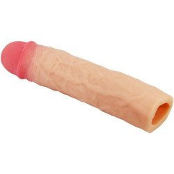 PRETTY LOVE - FUNDA PARA PENE DEREK CON EXTENSIÓN DE CARNE DE 7,6 CM