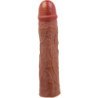 PRETTY LOVE - FUNDA PARA PENE DEREK CON EXTENSIÓN DE 7,6 CM MULATTO