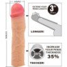 PRETTY LOVE - FUNDA PARA PENE STEVENSON CON EXTENSIÓN DE CARNE DE 7,6 CM
