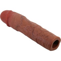 PRETTY LOVE - FUNDA PARA PENE STEVENSON CON EXTENSIÓN DE 7,6 CM MULATTO