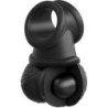 KING COCK - KIT DE ARNÉS AJUSTABLE ELITE DELUXE CON ANILLO, TESTÍCULOS Y DILDO DE 20,3 CM