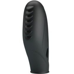 PRETTY LOVE - VIBRADOR DE DEDO DE SILICONA GILO NEGRO