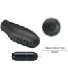 PRETTY LOVE - VIBRADOR DE DEDO DE SILICONA GILO NEGRO
