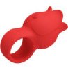 PRETTY LOVE - VIBRADOR DE DEDO CON FORMA DE ROSA JAE, 10 VIBRACIONES, ROJO