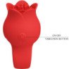 PRETTY LOVE - VIBRADOR DE DEDO CON FORMA DE ROSA JAE, 10 VIBRACIONES, ROJO