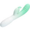 PRETTY LOVE - CERBERUS VIBRADOR RABBIT 3O VIBRACIONES VERDE