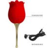 PRETTY LOVE - ESTIMULADOR DE CLÍTORIS ROSE LOVER ROSE 12 VIBRACIONES ROJO