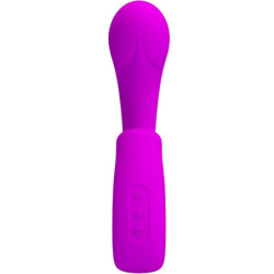 PRETTY LOVE - SIBEL SIBEL VIBRADOR DE PUNTO G + ESTIMULADOR DE CLÍTORIS 10 VIBRACIONES MORADO