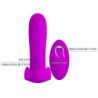 PRETTY LOVE - MASAJEADOR Y VIBRADOR 12 VIBRACIONES CONTROL REMOTO MORADO