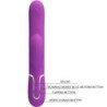 PRETTY LOVE - PERLITA VIBRADOR MULTIFUNCIÓN 3 EN 1 CON FORMA DE CONEJO MORADO